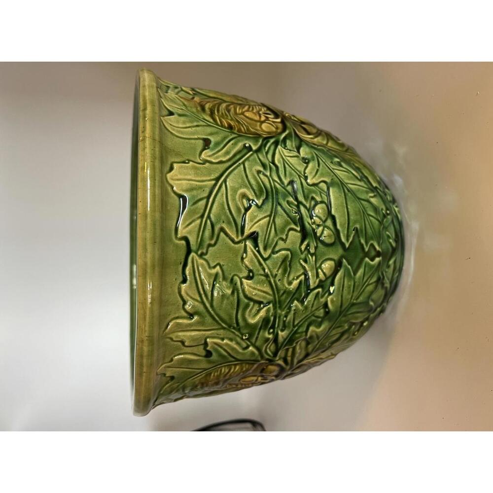 Weller Clinton 1900s Green Glazed Jardiniere Planter - Picture 2 of 4